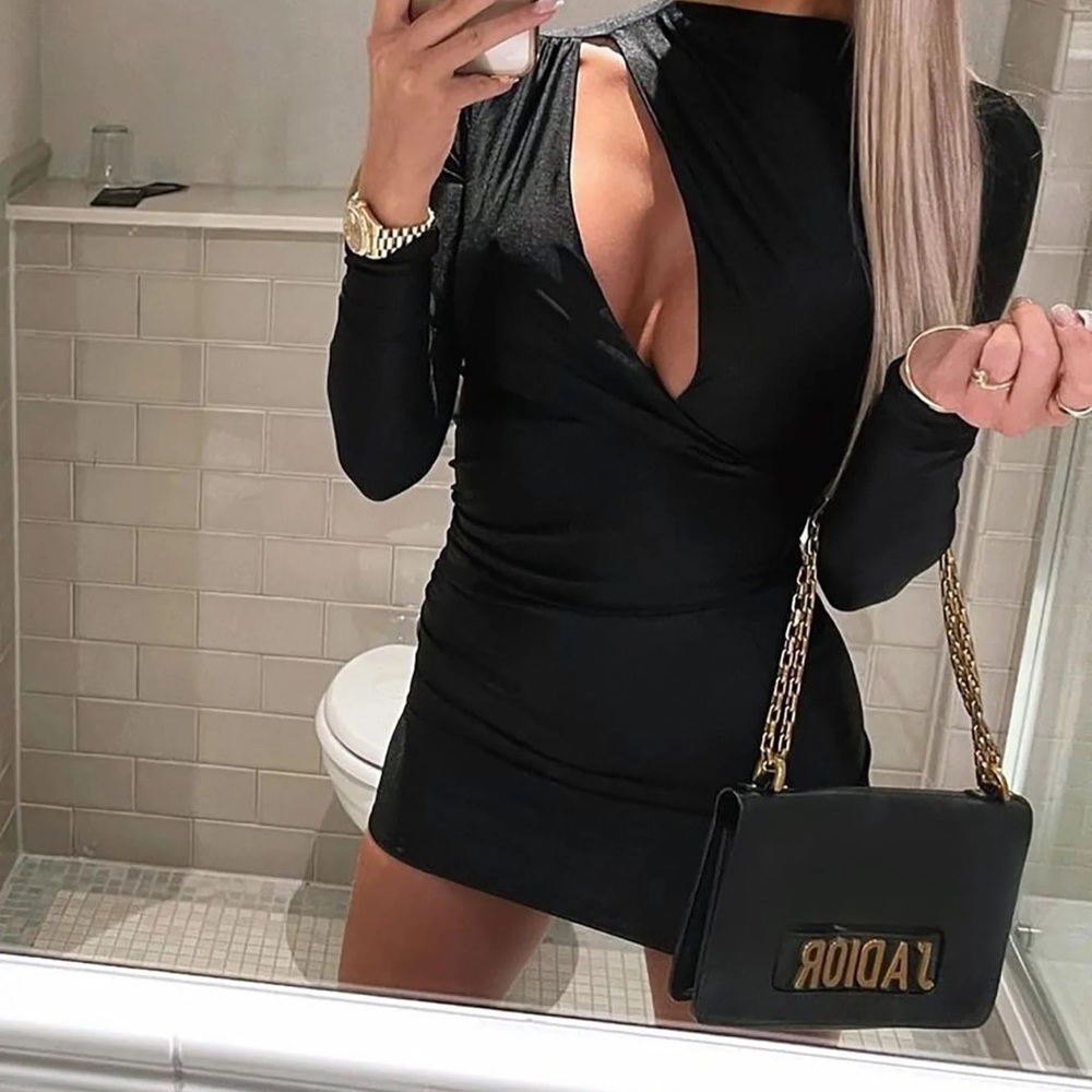 High Neck Dress